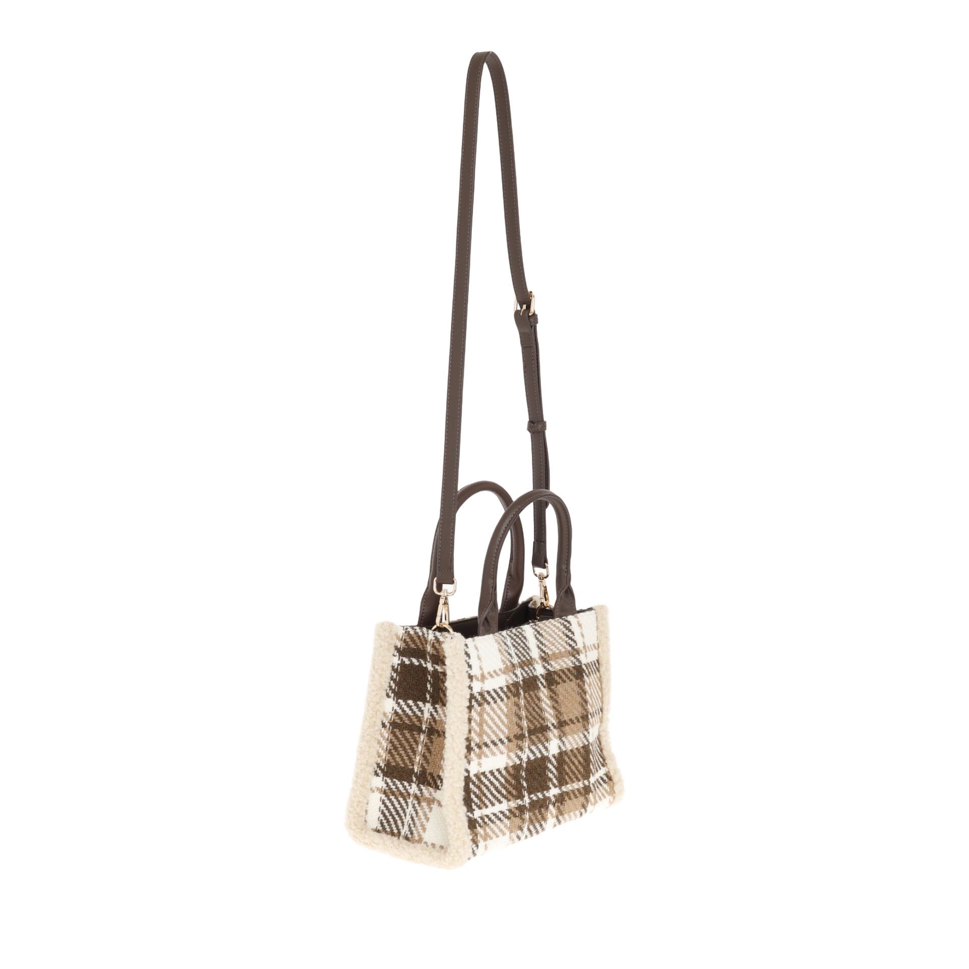BORSA  A MANO SMALL TARTAN KUVE LINEA NEVEA TARTAN