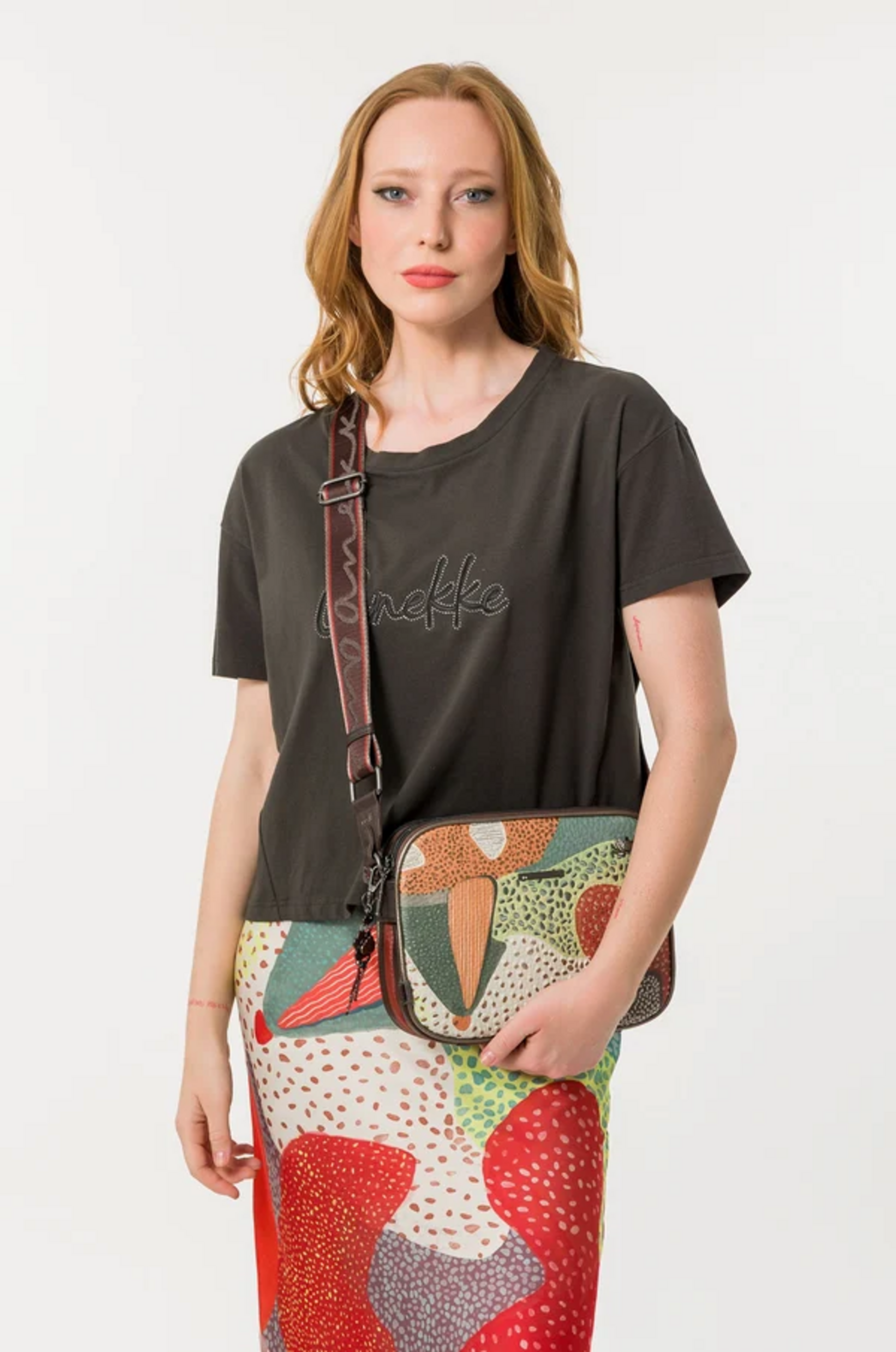 BORSA A TRACOLLA 3 SCOMPARTI ANEKKE linea Odyssey
