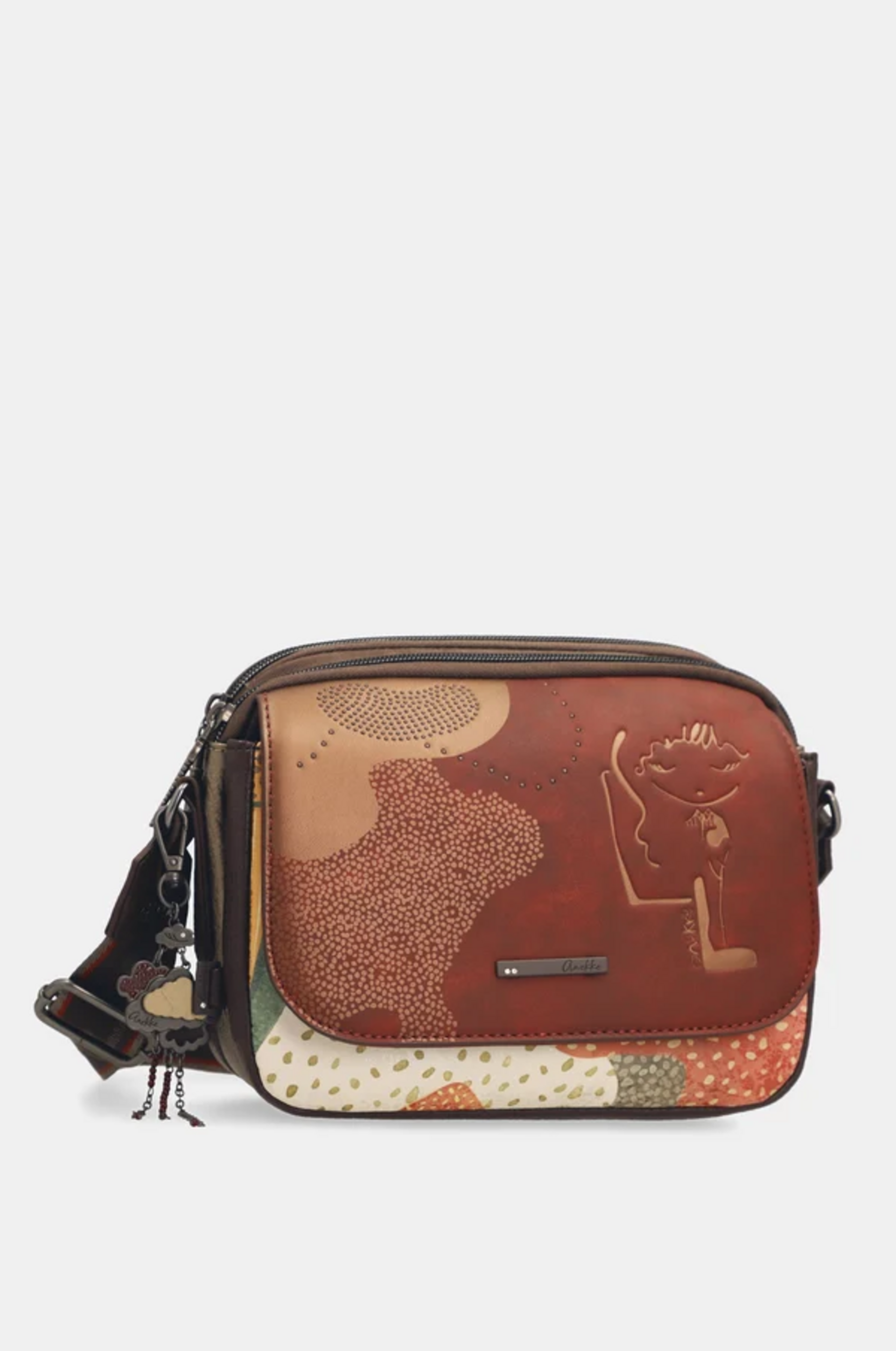 BORSA A TRACOLLA 3 SCOMPARTI ANEKKE linea Odyssey