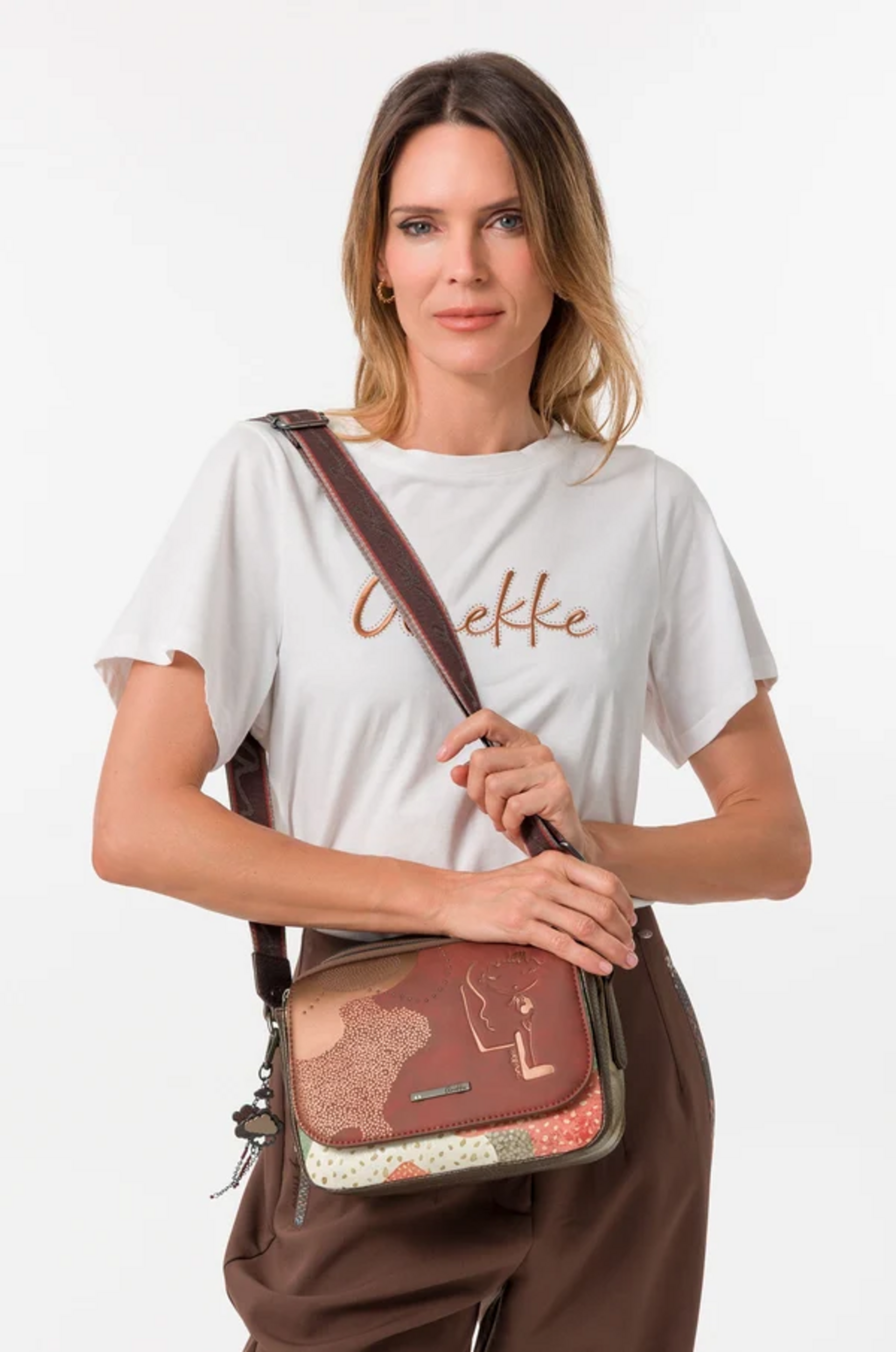 BORSA A TRACOLLA 3 SCOMPARTI ANEKKE linea Odyssey
