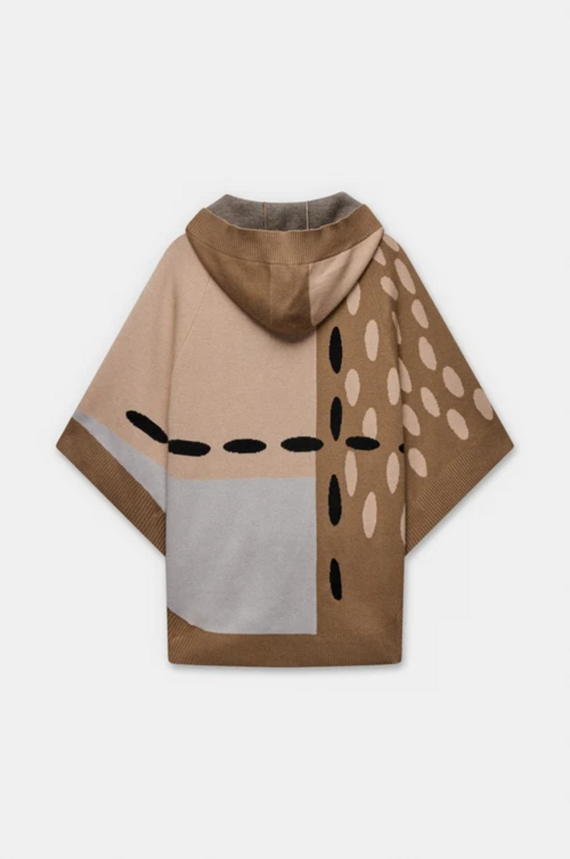 Poncho Donna con cappuccio stampato ANEKKE Linea VOYAGE