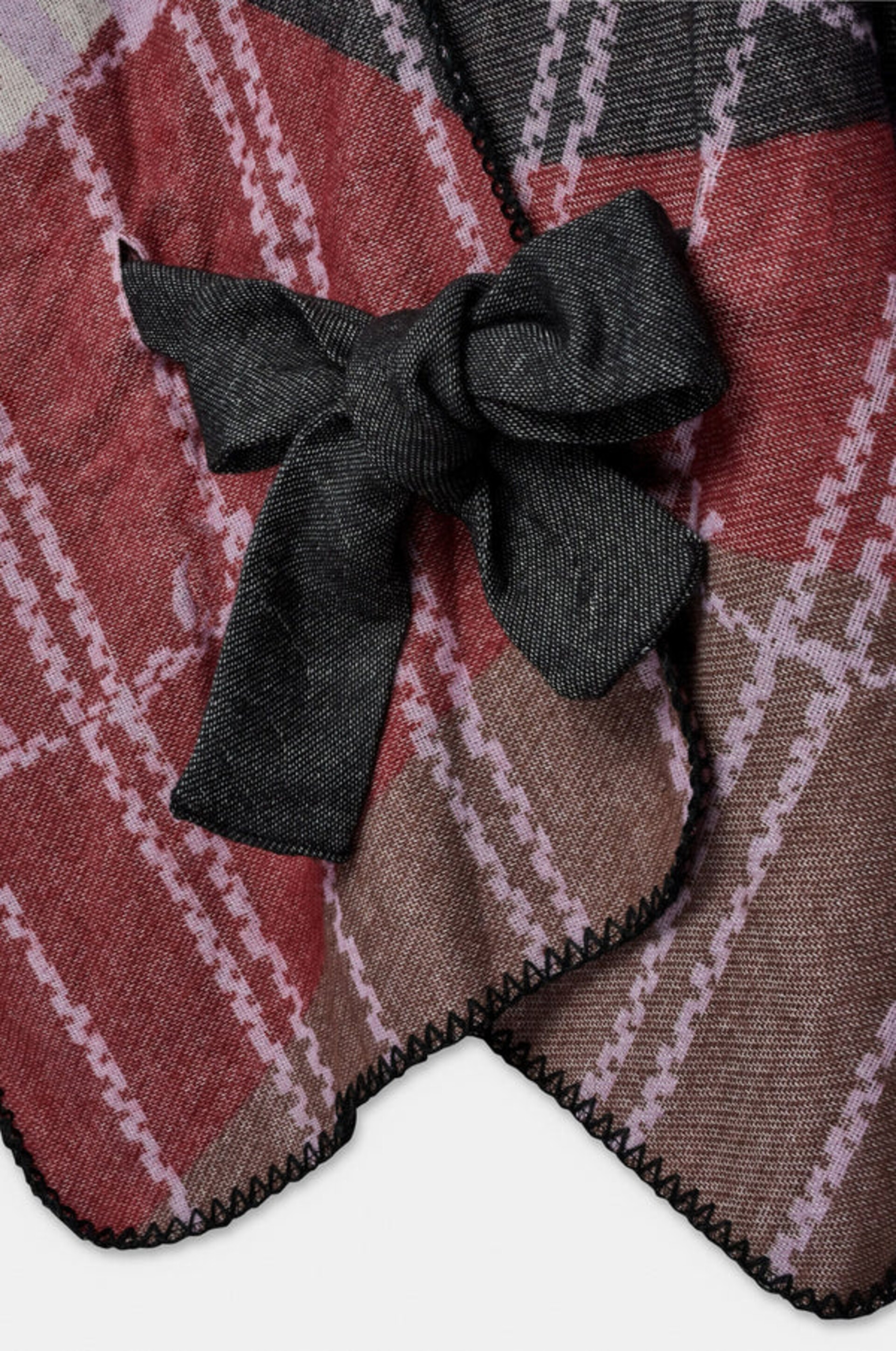 Poncho stampato con cintura ANEKKE Linea Iron
