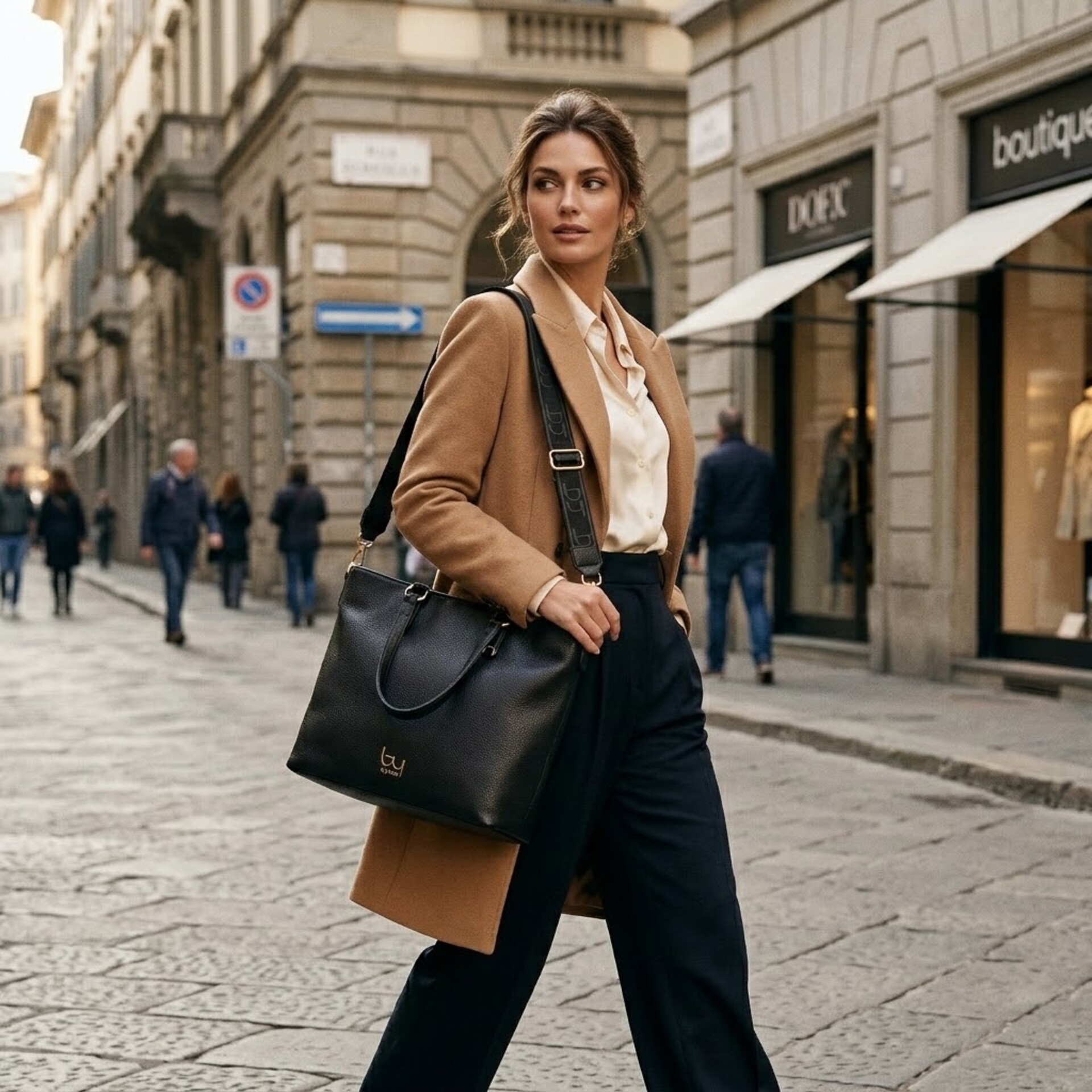 BORSA A SHOPPER NERA By Byblos Linea ADVENTURE