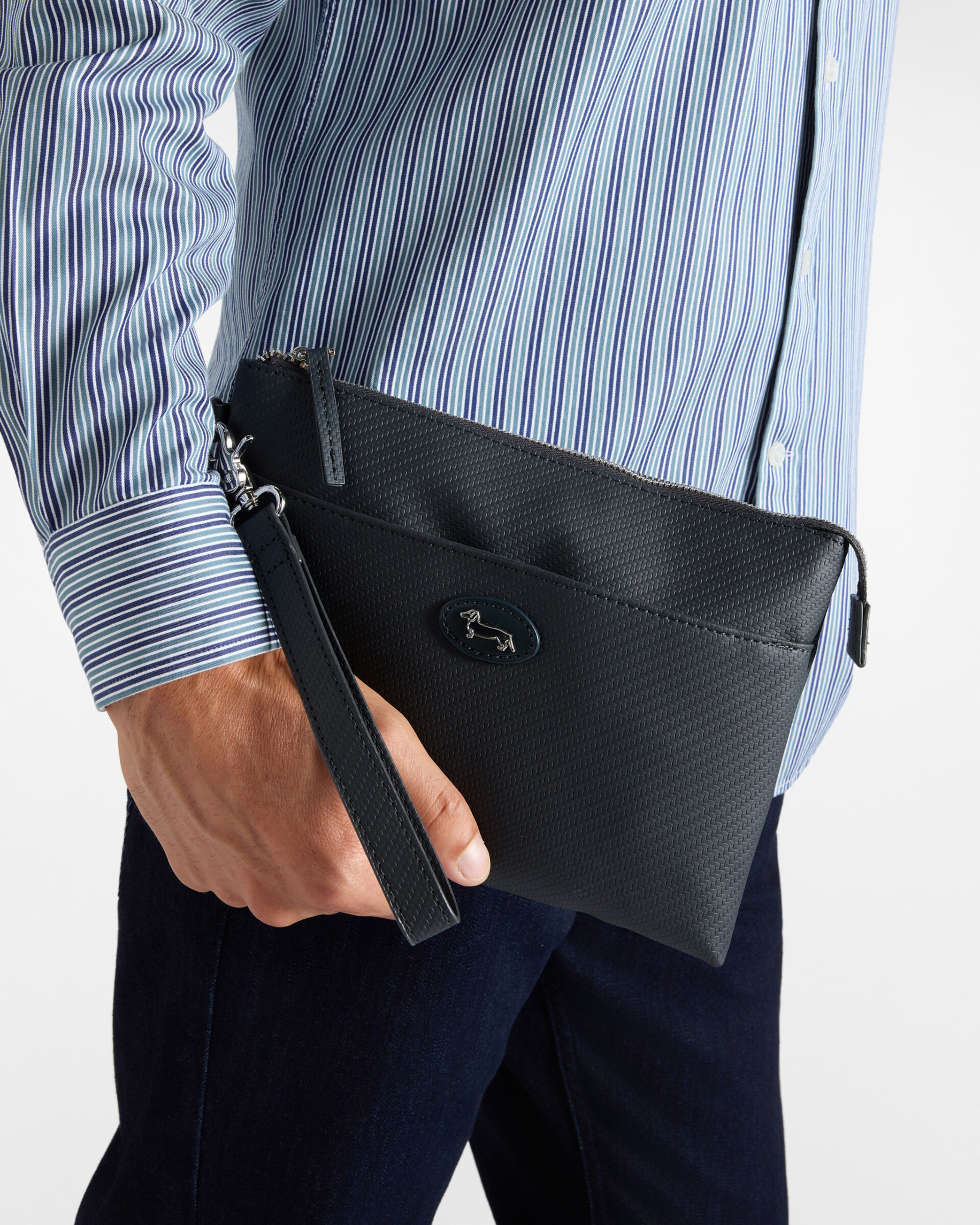 POCHETTE  UOMO BLU Harmont & Blaine BLAINE HUNTER