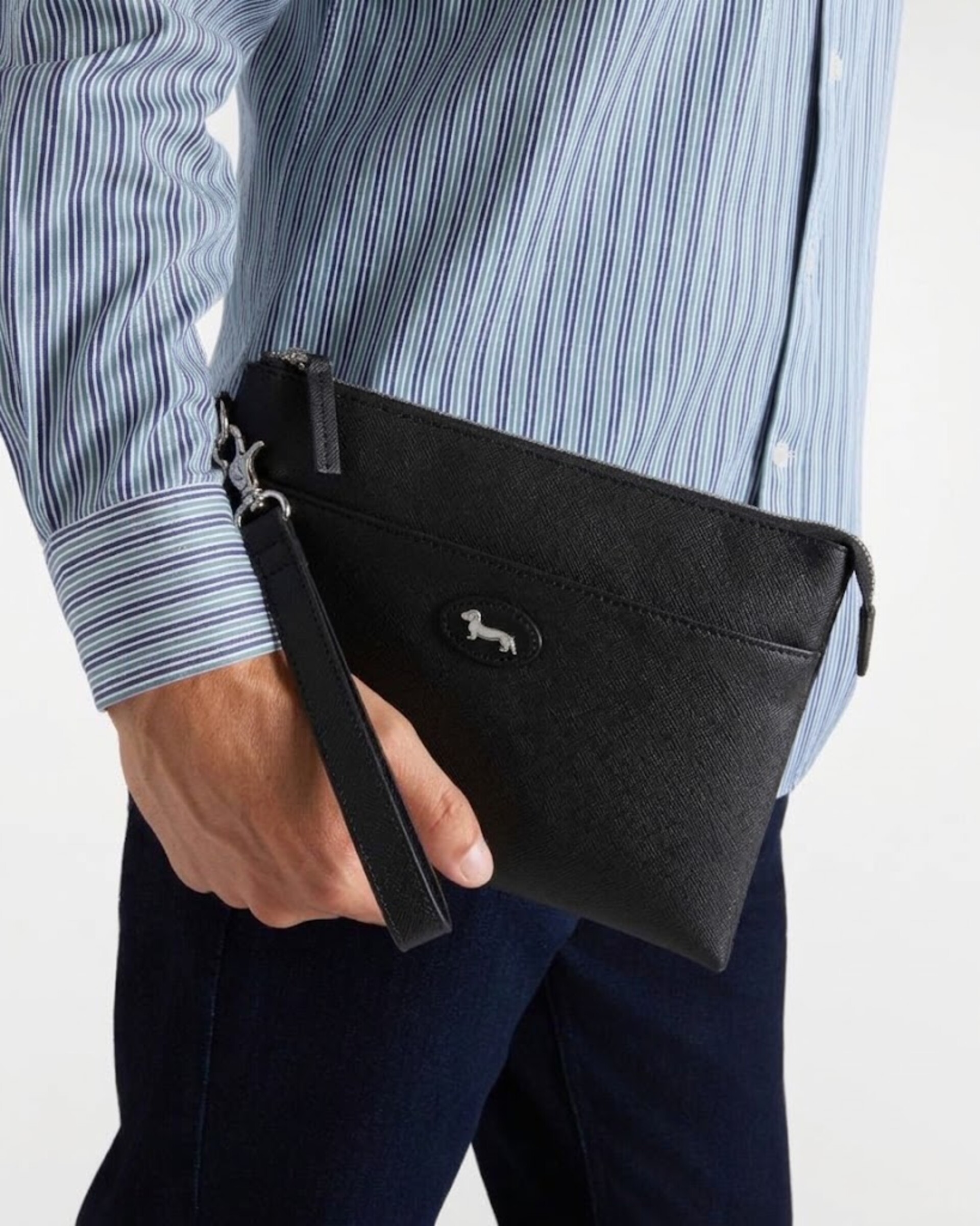 POCHETTE  UOMO NERO Harmont & Blaine BLAINE HUNTER