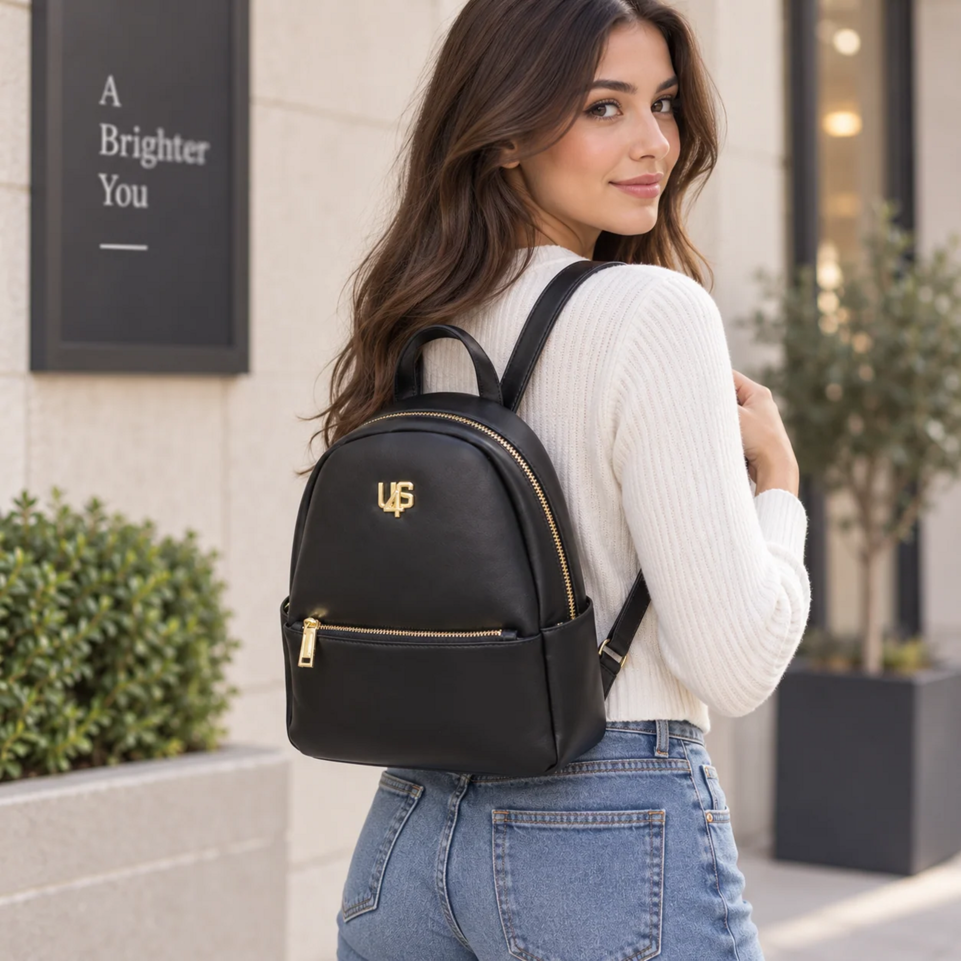 BORSA  A  ZAINO NERO 4US CESARE PACIOTTI 4US BLAIR
