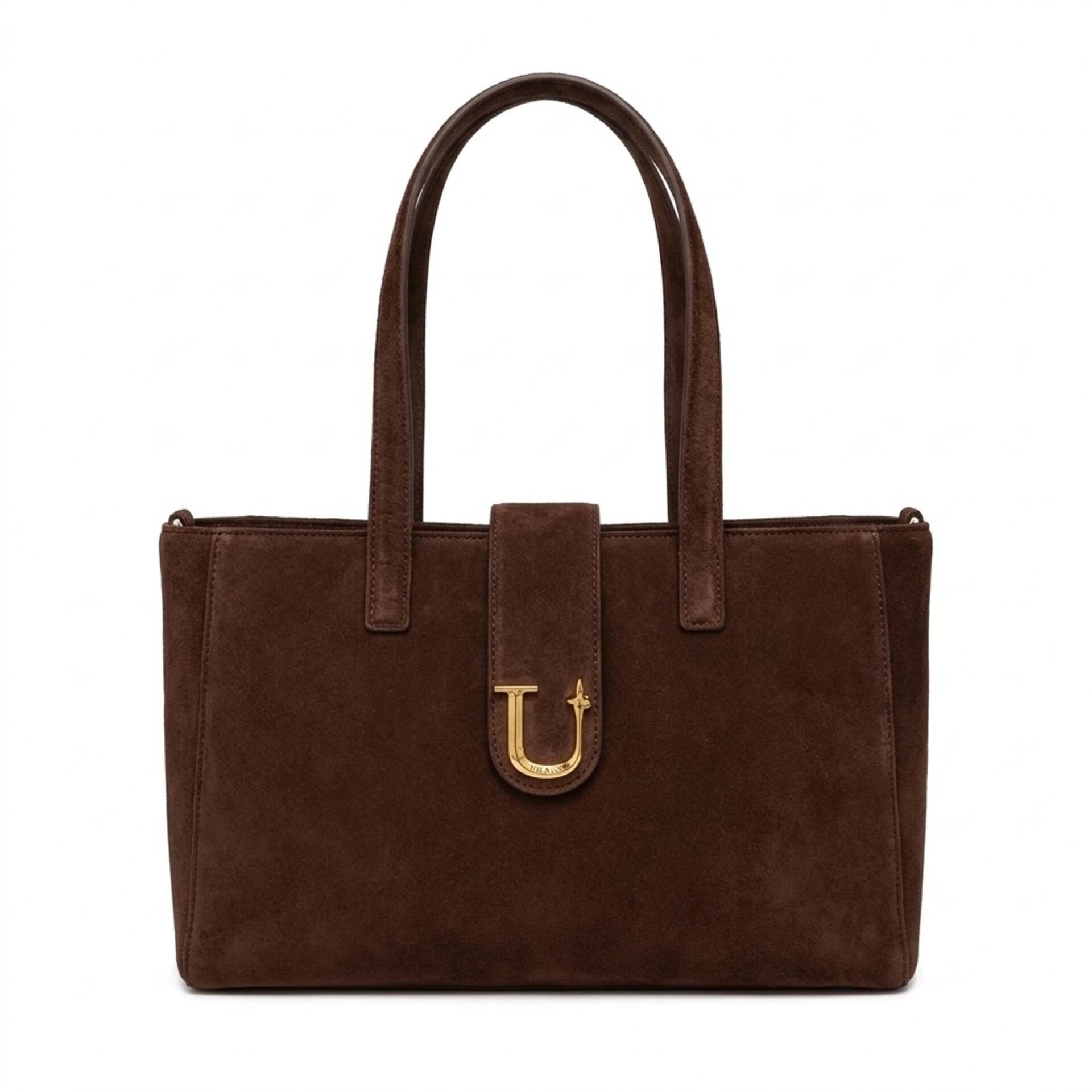 BORSA  SHOPPER  CON TRACOLLA  BROWN SUEDE 4US CESARE PACIOTTI 4US SUSANNE