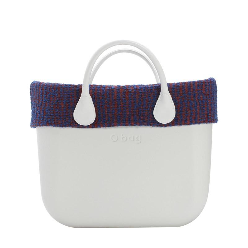 O bag  bordo Arancione/blu  bouclé O Bag