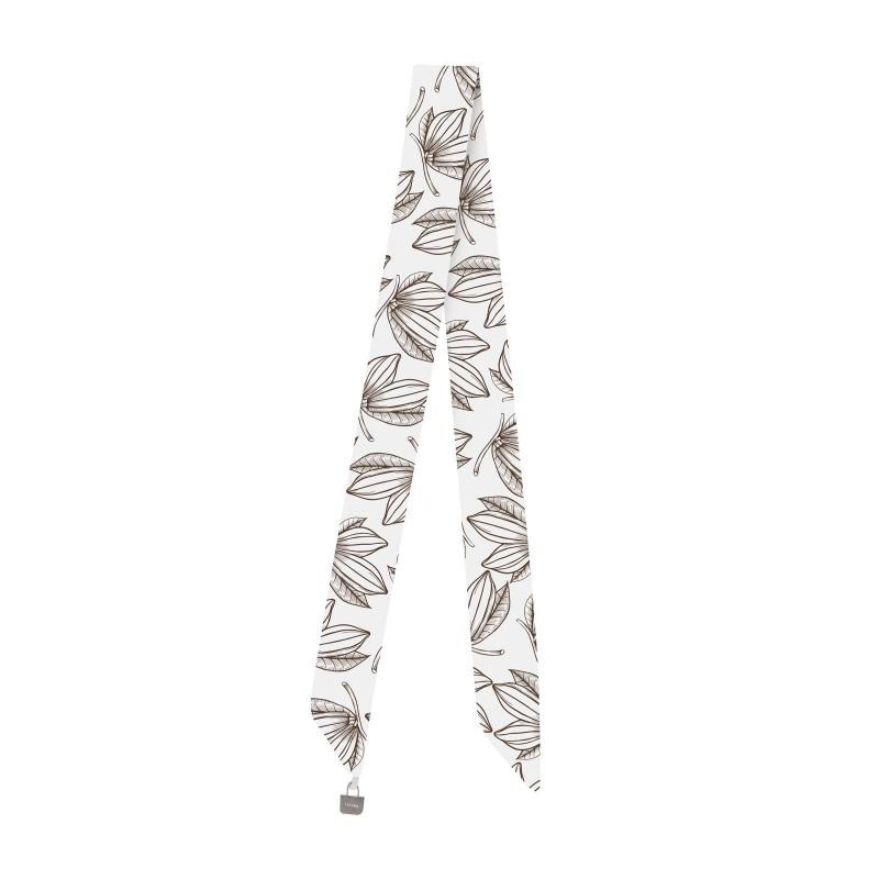 O clock shift cinturino foulard in fantasia cocoa-Latte O bag