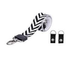 tracolla nastro new york spigato+ clips Dimensione  cm lung80/120  4 cm largh. O Bag