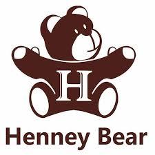 MANICO CON TRACOLLA IN TESSUTO STAMPATO H-376 Linea Purse HENNEY BEAR