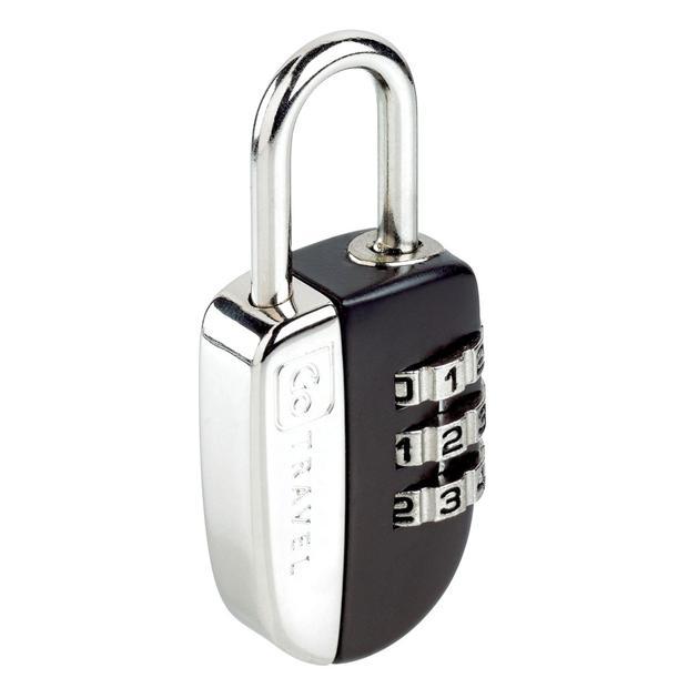 Lucchetto 3 Dial Secure Combination Lucchetto convenzionale GO TRAVEL