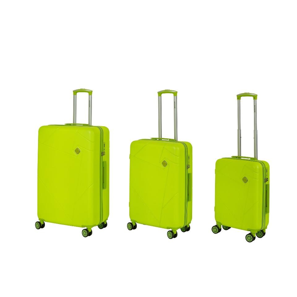 Set 3 trolley grande - medio - cabina Verde Lime RAINBOW RAVIZZONI