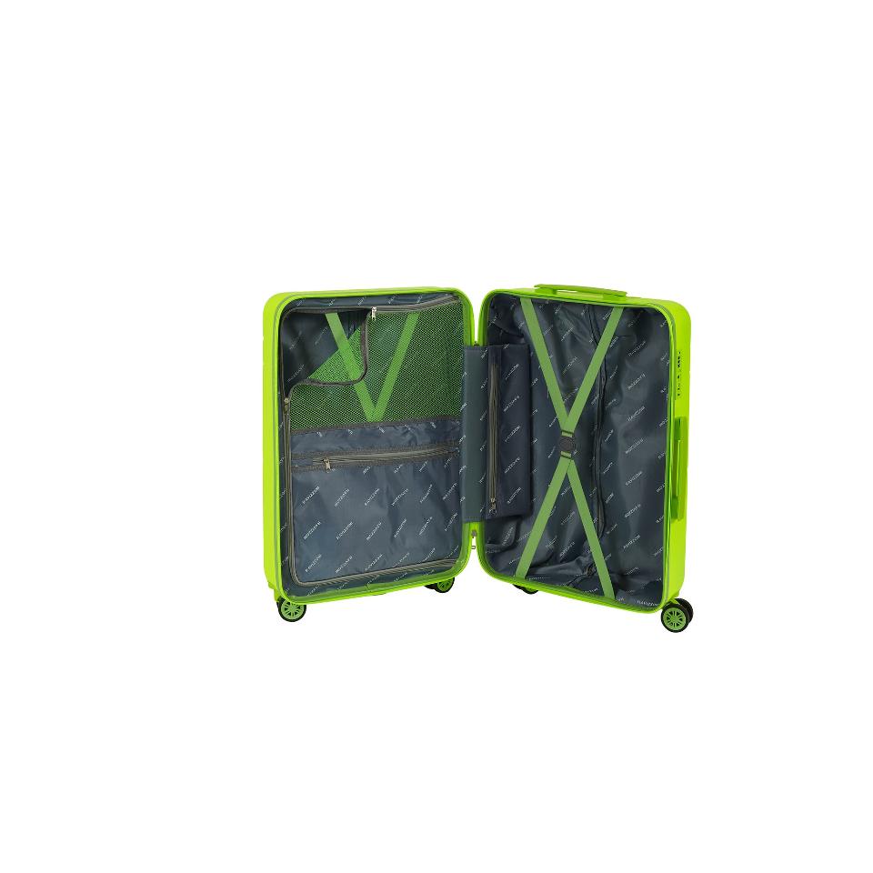 Set 3 trolley grande - medio - cabina Verde Lime RAINBOW RAVIZZONI