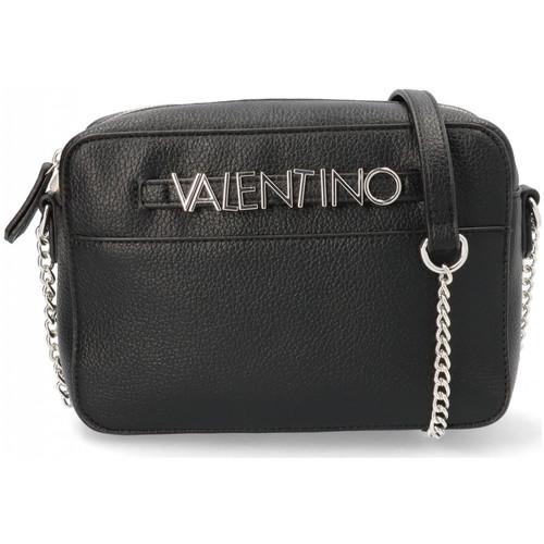 Borsa a tracolla con catena nera Linea Spruce VALENTINO