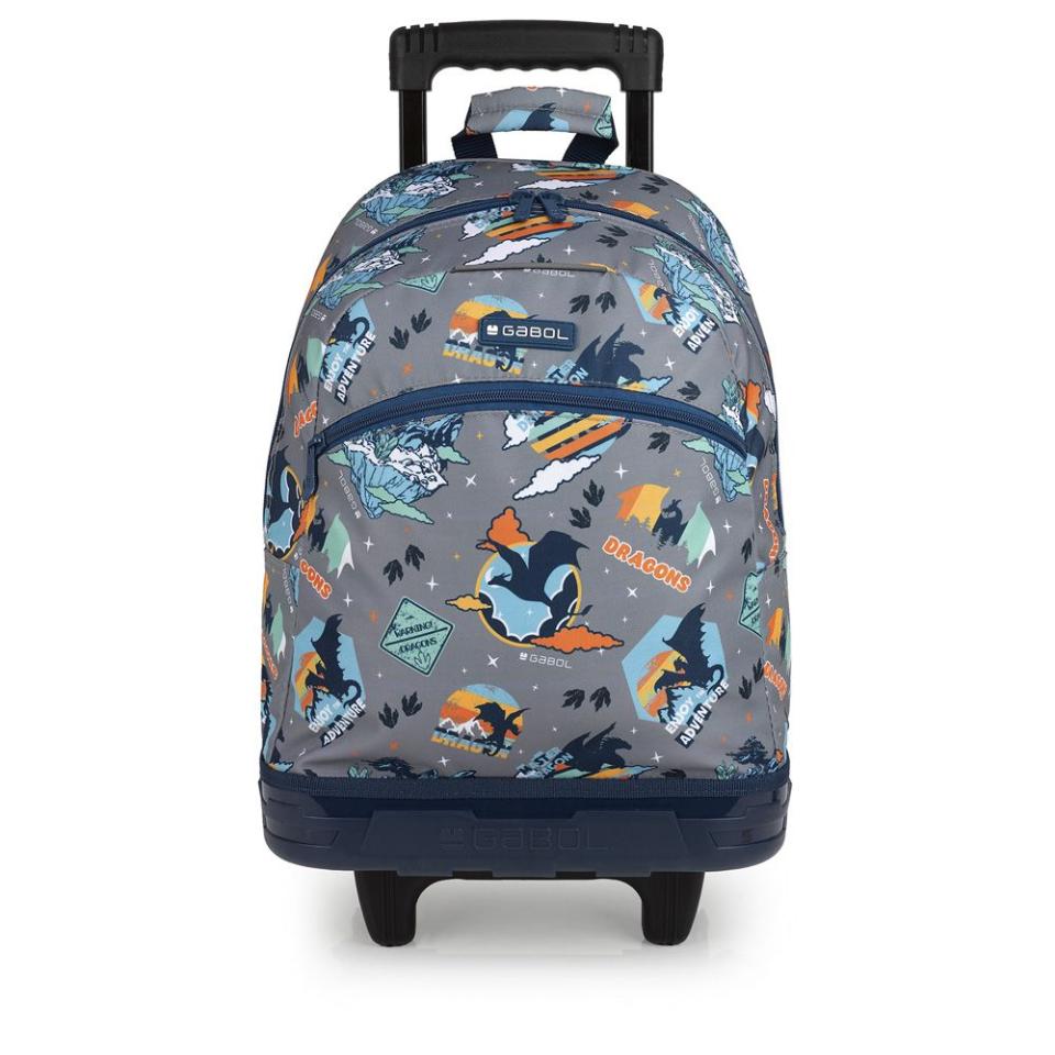 ZAINO CON RUOTE  KIDS Linea DRAGON GABOL