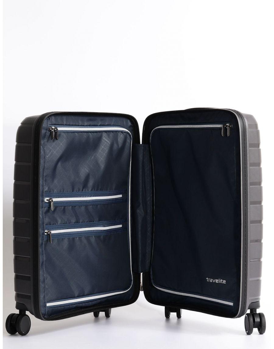 Trolley Cabina 4 Ruote business P/C in polipropilene 075346 TRAVELITE Linea AIR BASE