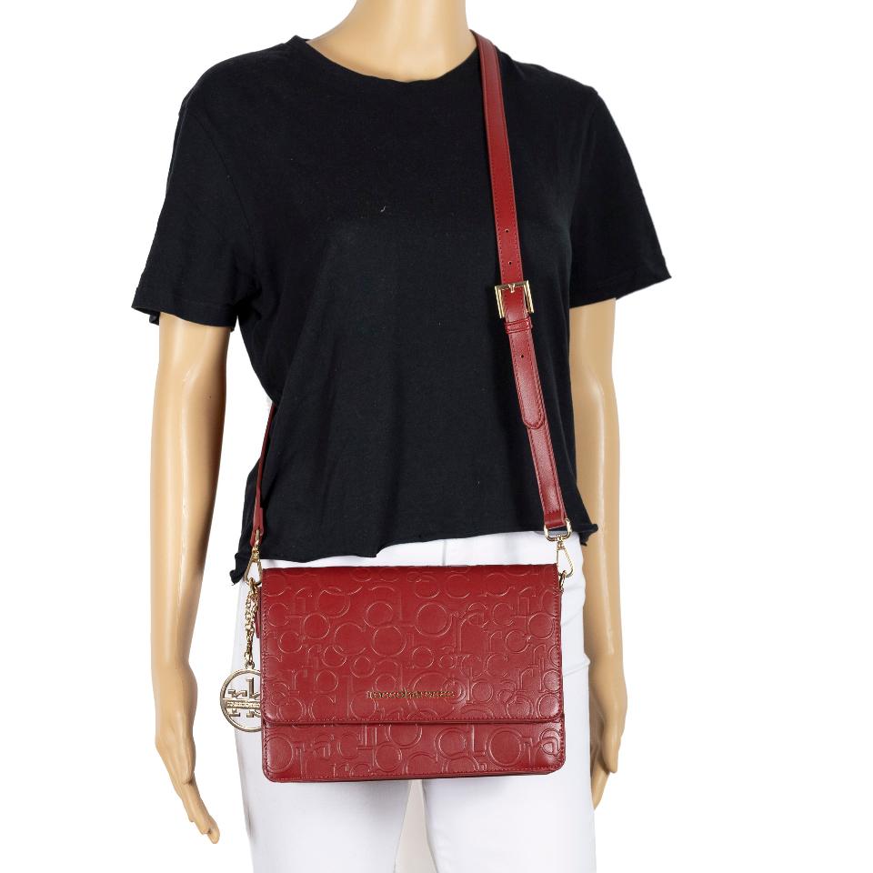 Borsa a spalla da donna bordo' ROCCOBAROCCO Linea Rubino