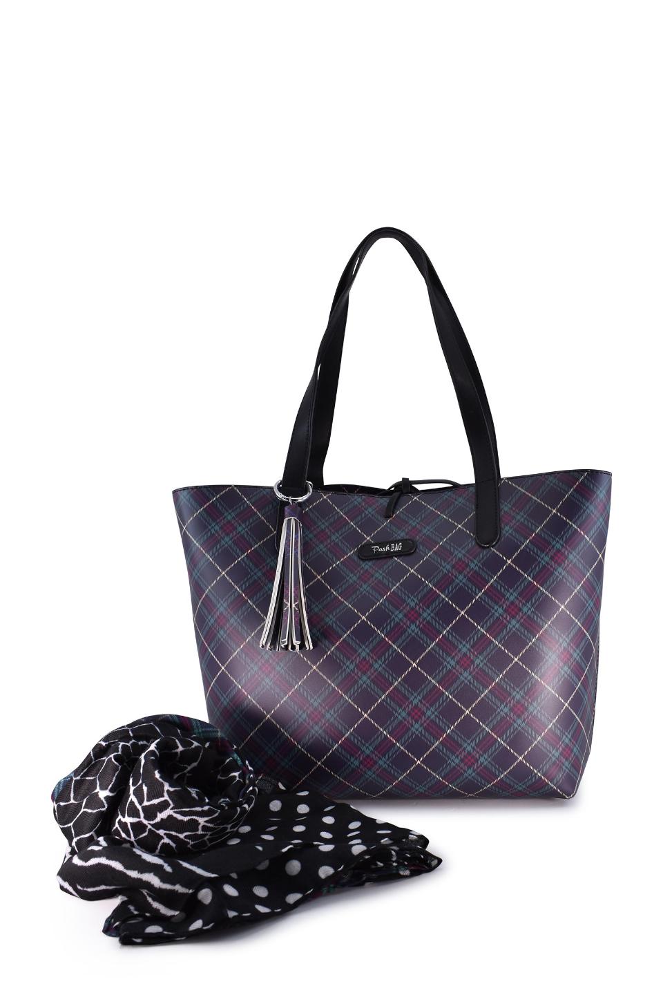 BORSA SHOPPER PASHBAG +SCIARPA IN OMAGGIO Linea Mix & Match PASHBAG