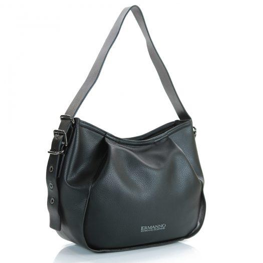Borsa a tracolla nera Linea AIDA 12401430 ERMANNO SCERVINO