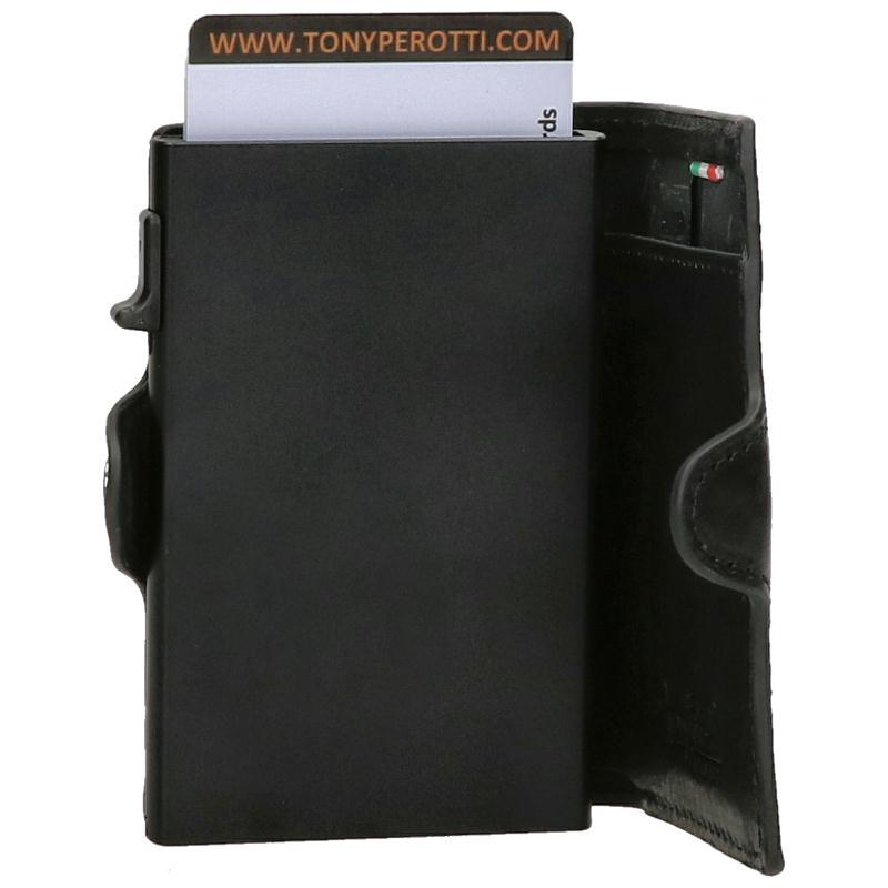 Porta Carte Credito RFID Slim - Nero Linea Furbo TONY PEROTTI