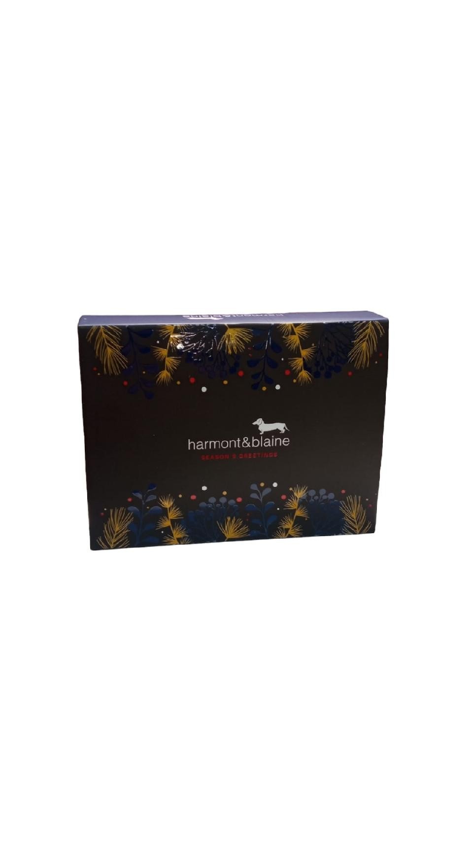 PORTAFOGLIO UOMO BLU CON ASTUCCIO REGALO Linea H&B Giftware Harmont & Blaine