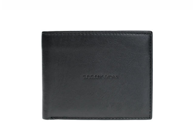 PORTAFOGLIO UOMO NERO linea pelle MOMO DESIGN