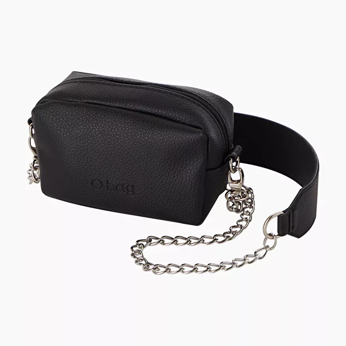 Borsa a tracolla Obag crossy nero  effetto bottalato Linea Obag O bag