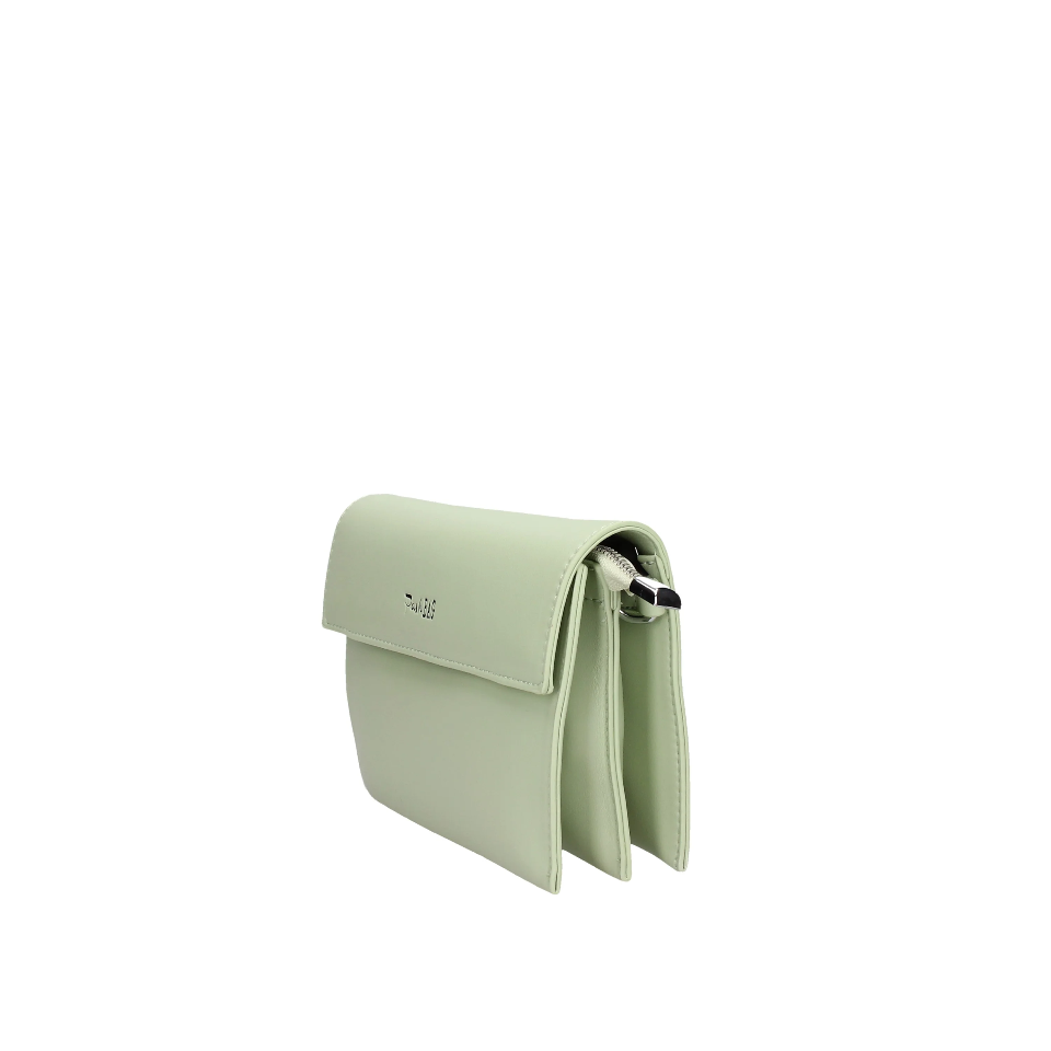 Borsa a tracolla e manicotto verde PASHBAG ATELIER DU SAC Linea BLUSH