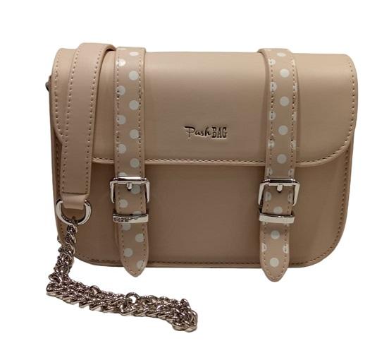 BORSA CON TRACOLLA PASHBAG BEIGE LINEA SWEET PARADISE MODELLO KINSEY 13952-SWE-S3B ATELIER DU SAC