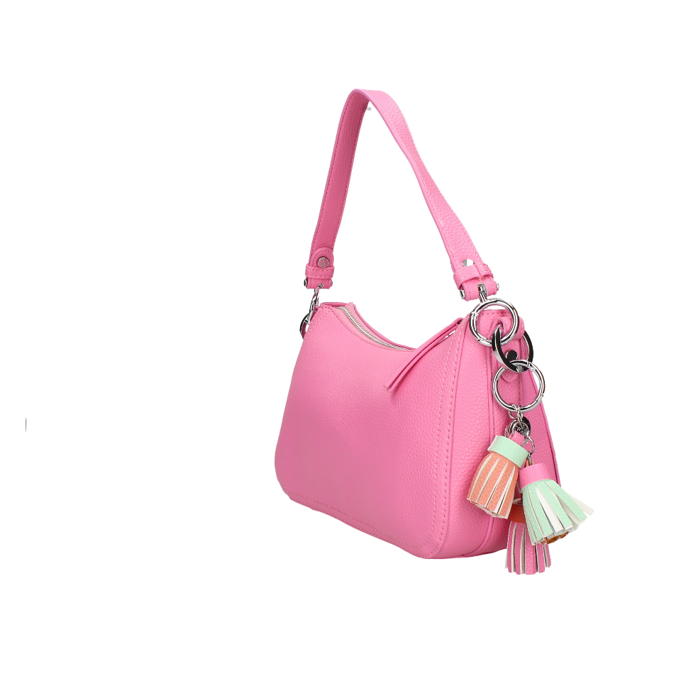 BORSA A TRACOLLA  FUCSIA PASH BAG +SCIARPA IN OMAGGIO LINEA LIKE IT MODELLO NATASHA ATELIER DU SAC