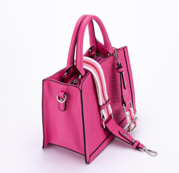 BORSA A MANO CON TRACOLLA FUCSIA LINEA FURTIVE MAC ALYSTER