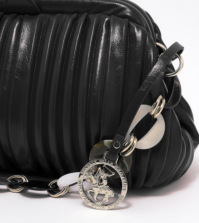 BORSA POCHETTE  NAPPA PLISSETTATA Linea Flora BH-2873 BEVERLY HILLS POLO CLUB