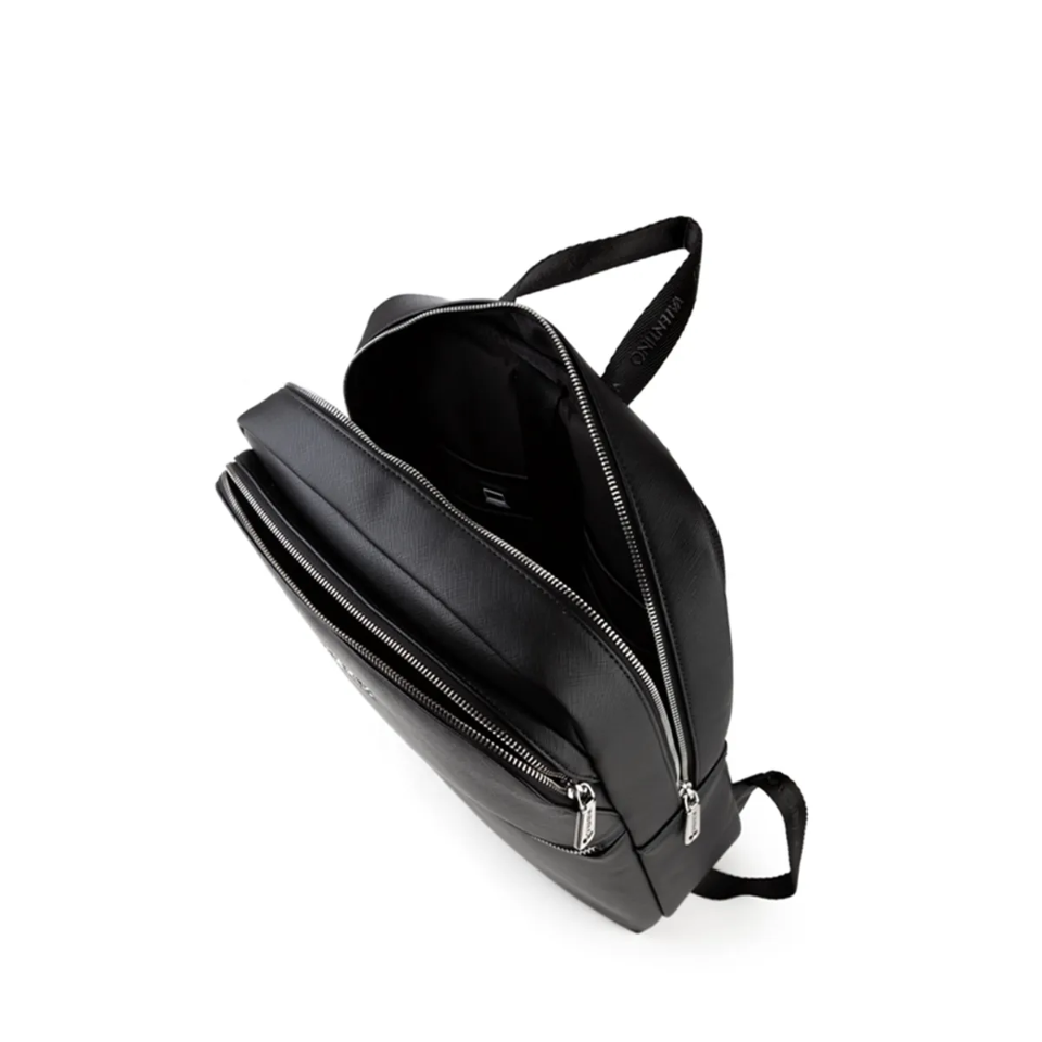 BORSA A ZAINO SAFFIANO NERO VALENTINO Linea Marnier