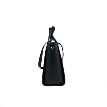 BORSA A MANO NERA CON TRACOLLA PASHBAG +SCIARPA IN OMAGGIO LINEA LIKE IT MODELLO GEORGIA ATELIER DU SAC