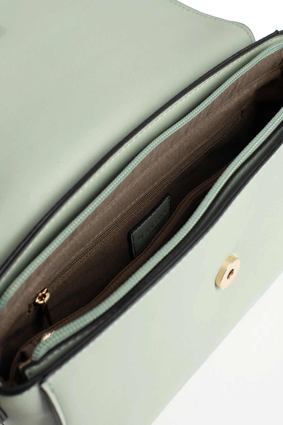 BORSA  TRACOLLA CON PATTA MENTA HEXAGONA LOUISE
