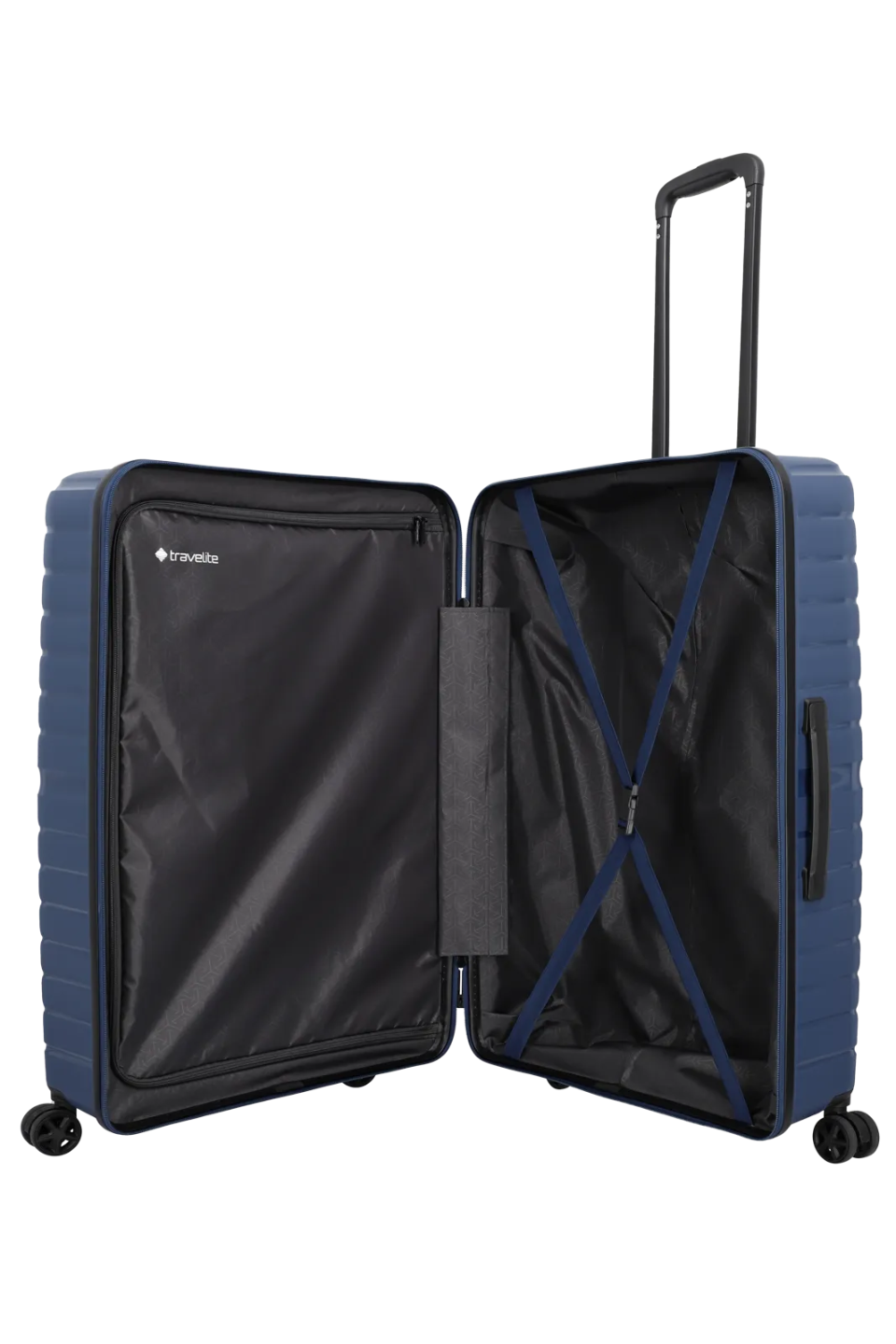 Set 3 trolley grande - medio - cabina blu TRAVELITE Linea Trient