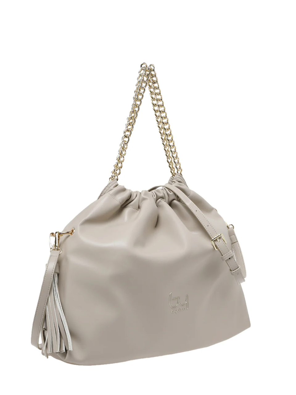 BORSA  A  TRACOLLA CON CATENE BYBS45A01 By Byblos LINEA SMERALDO