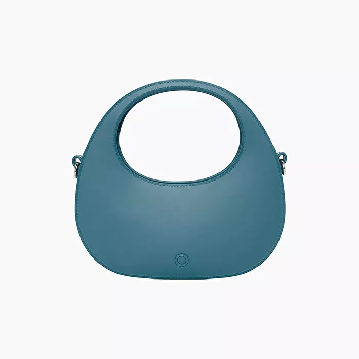 Borsa Scocca  Oblo'   Laguna blu O bag Dimensione 24cm lunghezza, 25cm larghezza, 5cm altezza