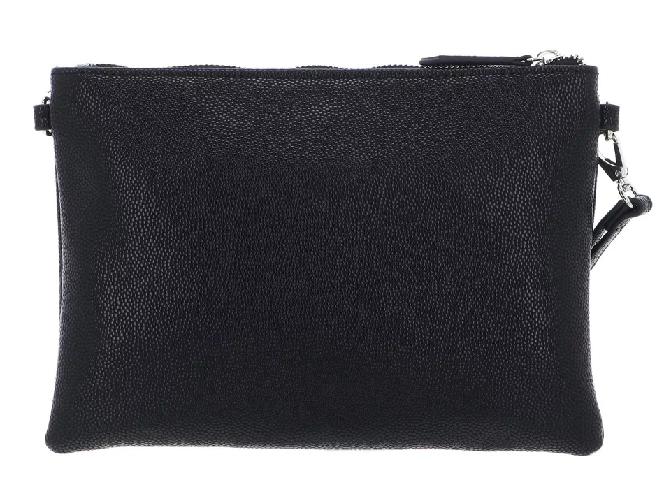 Borsa Pochette in grana  metalizzata con catena  nera VALENTINO LINEA  DIVINA