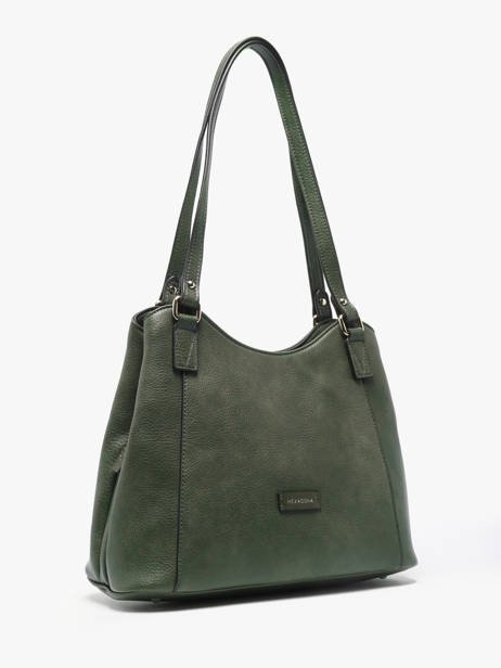 BORSA SHOPPER  VERDE HEXAGONA LINEA Jenny