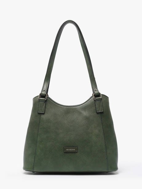 BORSA SHOPPER  VERDE HEXAGONA LINEA Jenny