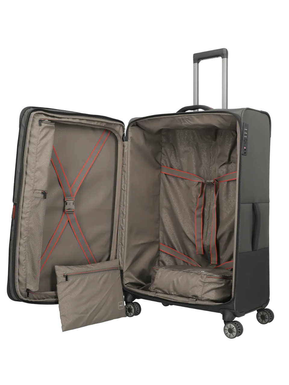 TROLLEY GRANDE XL  4 ruote TRAVELITE linea crosslite