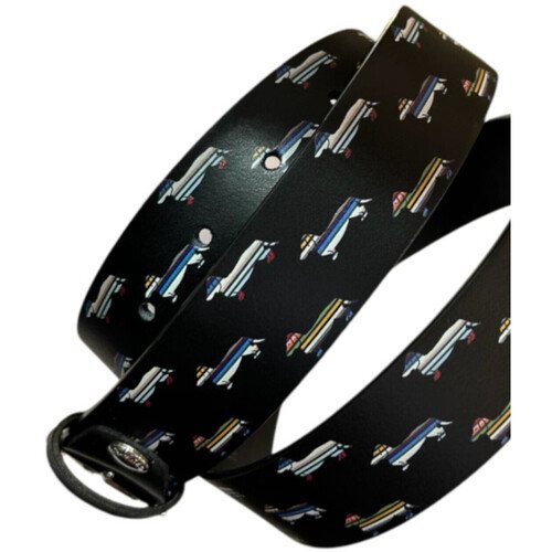 Cintura in pelle con bassotto all-over Harmont & Blaine Linea  Belts
