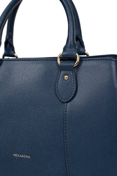 BORSA A MANO CON TRACOLLA HEXAGONA LINEA CALI