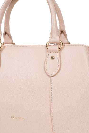 BORSA A MANO CON TRACOLLA HEXAGONA LINEA CALI