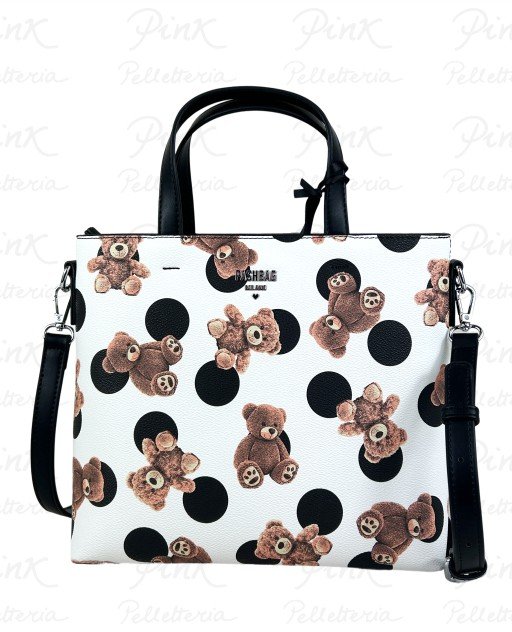 BORSA A MANO BIANCO  BABIES PASHBAG Steffy Babies