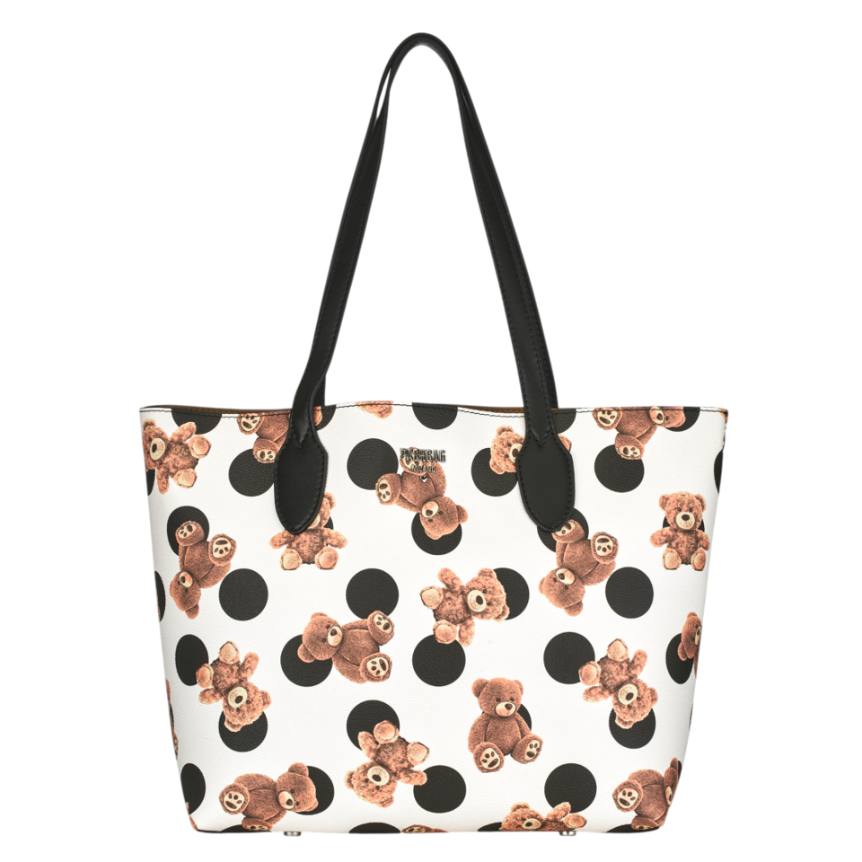 BORSA SHOPPER  BIANCO  BABIES PASHBAG Kate Babies