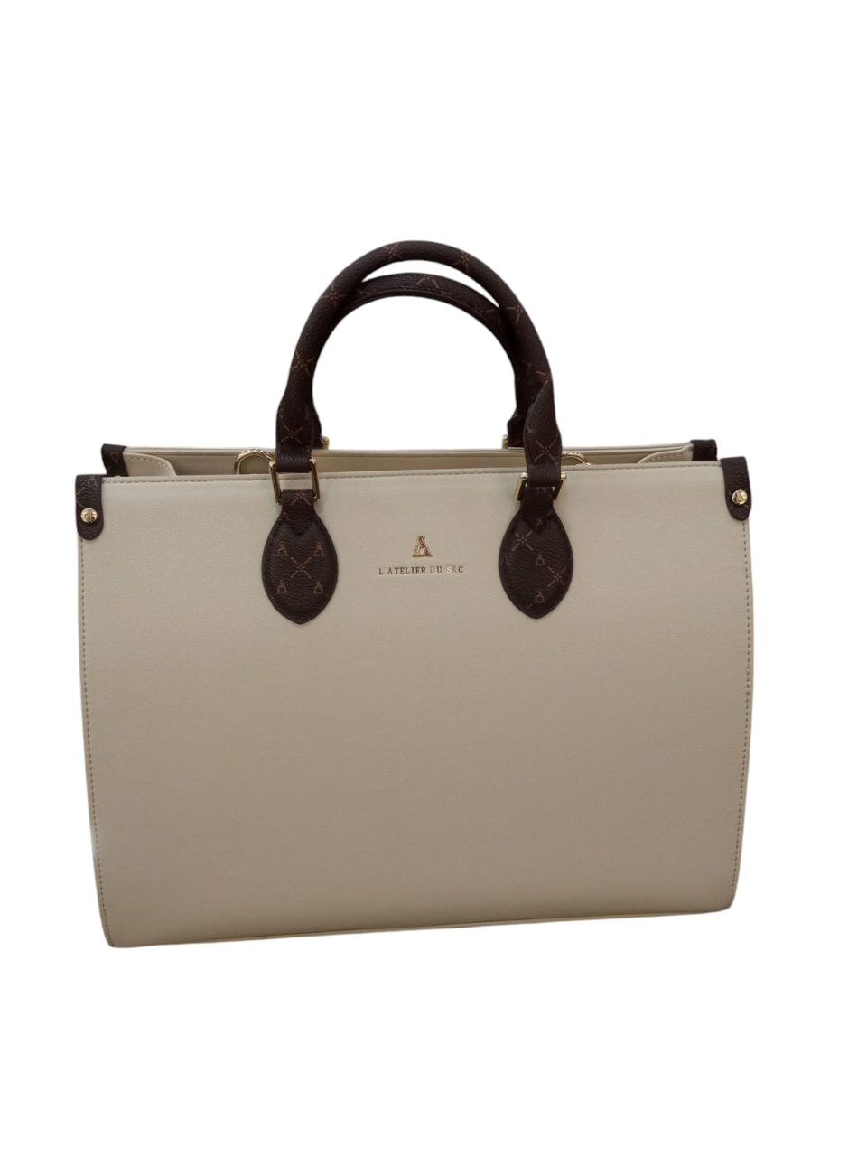 BORSA A  MANO BEIGE L ATELIER DU SAC DAUPHINE