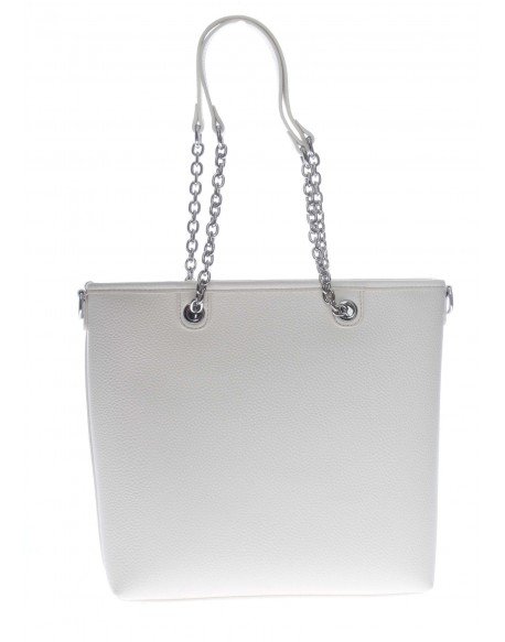 BORSA SHOPPER CON CATENE  BIANCA  LIKE.IT PASHBAG LALITA